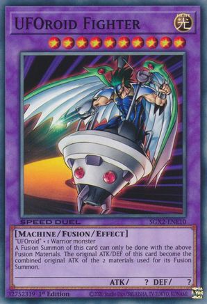 UFOroid Fighter (SGX2-ENE10) - Speed Duel GX: Midterm Paradox 1st Edition Speed Duel GX: Midterm Paradox Yugioh Single  Squirtle Squad Card Shop.