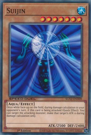 Suijin (SGX2-END09) - Speed Duel GX: Midterm Paradox 1st Edition Speed Duel GX: Midterm Paradox Yugioh Single  Squirtle Squad Card Shop.