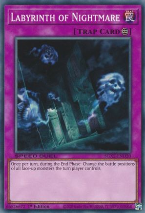 Labyrinth of Nightmare (SGX2-END20) - Speed Duel GX: Midterm Paradox 1st Edition Speed Duel GX: Midterm Paradox Yugioh Single  Squirtle Squad Card Shop.