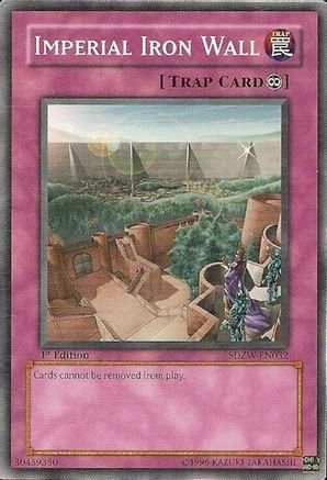 Imperial Iron Wall (SDZW-EN032) - Structure Deck: Zombie World 1st Edition Structure Deck: Zombie World Yugioh Single  Squirtle Squad Card Shop.