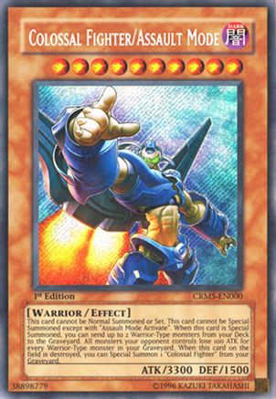 Colossal Fighter/Assault Mode (CRMS-EN000) - Crimson Crisis 1st Edition Crimson Crisis Yugioh Single  Squirtle Squad Card Shop.