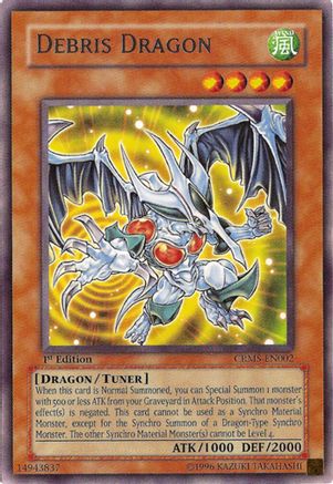 Debris Dragon (CRMS-EN002) - Crimson Crisis 1st Edition Crimson Crisis Yugioh Single  Squirtle Squad Card Shop.