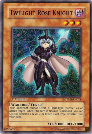 Twilight Rose Knight (CRMS-EN011) - Crimson Crisis Unlimited Crimson Crisis Yugioh Single  Squirtle Squad Card Shop.