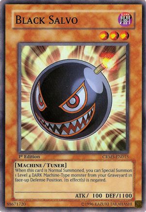 Black Salvo (CRMS-EN015) - Crimson Crisis 1st Edition Crimson Crisis Yugioh Single  Squirtle Squad Card Shop.