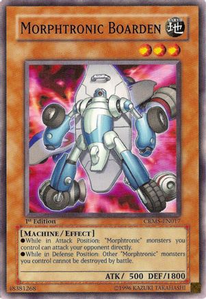 Morphtronic Boarden (CRMS-EN017) - Crimson Crisis Unlimited Crimson Crisis Yugioh Single  Squirtle Squad Card Shop.