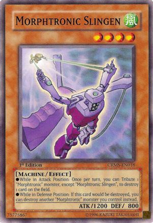 Morphtronic Slingen (CRMS-EN018) - Crimson Crisis 1st Edition Crimson Crisis Yugioh Single  Squirtle Squad Card Shop.