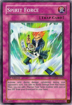 Spirit Force (CRMS-EN064) - Crimson Crisis 1st Edition Crimson Crisis Yugioh Single  Squirtle Squad Card Shop.