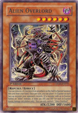 Alien Overlord (CRMS-EN038) - Crimson Crisis 1st Edition Crimson Crisis Yugioh Single  Squirtle Squad Card Shop.