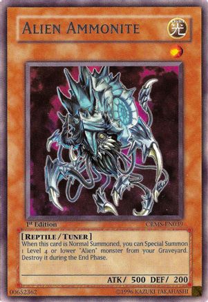 Alien Ammonite (CRMS-EN039) - Crimson Crisis 1st Edition Crimson Crisis Yugioh Single  Squirtle Squad Card Shop.
