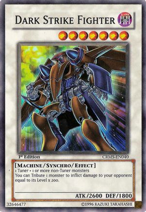 Dark Strike Fighter (CRMS-EN040) - Crimson Crisis 1st Edition Crimson Crisis Yugioh Single  Squirtle Squad Card Shop.