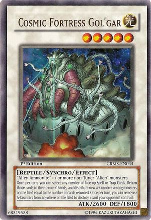 Cosmic Fortress Gol'Gar (CRMS-EN044) - Crimson Crisis 1st Edition Crimson Crisis Yugioh Single  Squirtle Squad Card Shop.