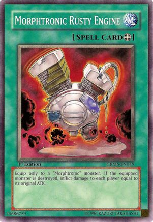Morphtronic Rusty Engine (CRMS-EN049) - Crimson Crisis Unlimited Crimson Crisis Yugioh Single  Squirtle Squad Card Shop.