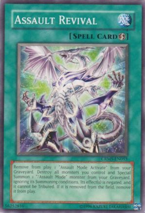 Assault Revival (CRMS-EN053) - Crimson Crisis Unlimited Crimson Crisis Yugioh Single  Squirtle Squad Card Shop.