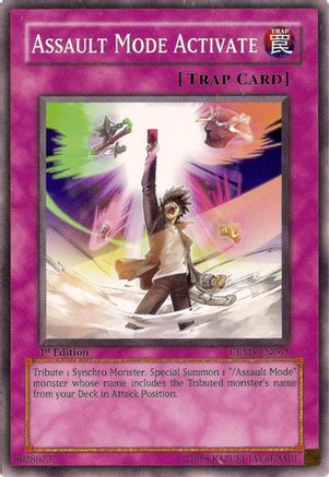 Assault Mode Activate (CRMS-EN063) - Crimson Crisis Unlimited Crimson Crisis Yugioh Single  Squirtle Squad Card Shop.