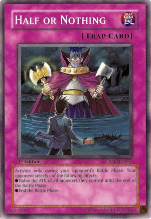 Half or Nothing (CRMS-EN067) - Crimson Crisis 1st Edition Crimson Crisis Yugioh Single  Squirtle Squad Card Shop.