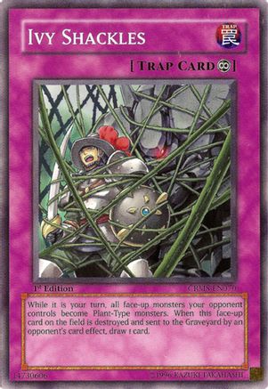 Ivy Shackles (CRMS-EN070) - Crimson Crisis Unlimited Crimson Crisis Yugioh Single  Squirtle Squad Card Shop.