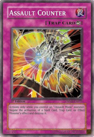 Assault Counter (CRMS-EN075) - Crimson Crisis Unlimited Crimson Crisis Yugioh Single  Squirtle Squad Card Shop.