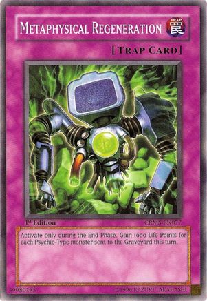Metaphysical Regeneration (CRMS-EN077) - Crimson Crisis Unlimited Crimson Crisis Yugioh Single  Squirtle Squad Card Shop.