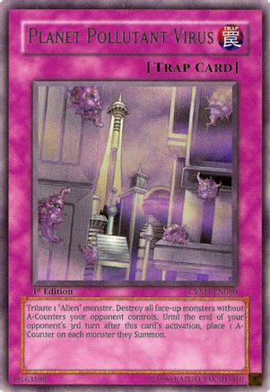 Planet Pollutant Virus (CRMS-EN080) - Crimson Crisis Unlimited Crimson Crisis Yugioh Single  Squirtle Squad Card Shop.