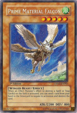 Prime Material Falcon (CRMS-EN082) - Crimson Crisis Unlimited Crimson Crisis Yugioh Single  Squirtle Squad Card Shop.