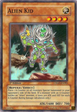 Alien Kid (CRMS-EN084) - Crimson Crisis Unlimited Crimson Crisis Yugioh Single  Squirtle Squad Card Shop.