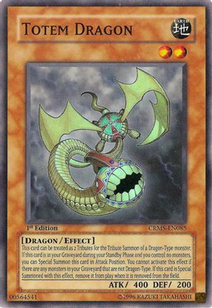 Totem Dragon (CRMS-EN085) - Crimson Crisis 1st Edition Crimson Crisis Yugioh Single  Squirtle Squad Card Shop.