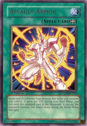 Assault Armor (CRMS-EN092) - Crimson Crisis Unlimited Crimson Crisis Yugioh Single  Squirtle Squad Card Shop.
