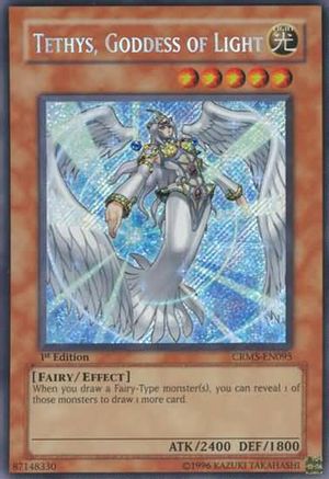 Tethys, Goddess of Light (CRMS-EN095) - Crimson Crisis 1st Edition Crimson Crisis Yugioh Single  Squirtle Squad Card Shop.