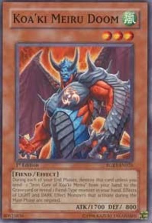 Koa'ki Meiru Doom (RGBT-EN026) - Raging Battle Unlimited Raging Battle Yugioh Single  Squirtle Squad Card Shop.