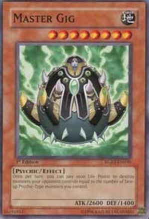 Master Gig (RGBT-EN030) - Raging Battle Unlimited Raging Battle Yugioh Single  Squirtle Squad Card Shop.