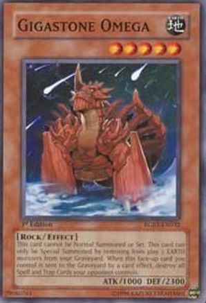 Gigastone Omega (RGBT-EN032) - Raging Battle Unlimited Raging Battle Yugioh Single  Squirtle Squad Card Shop.
