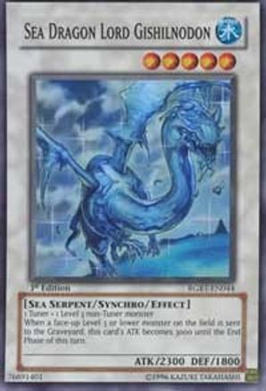 Sea Dragon Lord Gishilnodon (RGBT-EN044) - Raging Battle 1st Edition Raging Battle Yugioh Single  Squirtle Squad Card Shop.