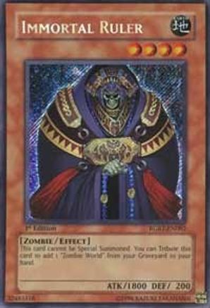 Immortal Ruler (RGBT-EN082) - Raging Battle Unlimited Raging Battle Yugioh Single  Squirtle Squad Card Shop.