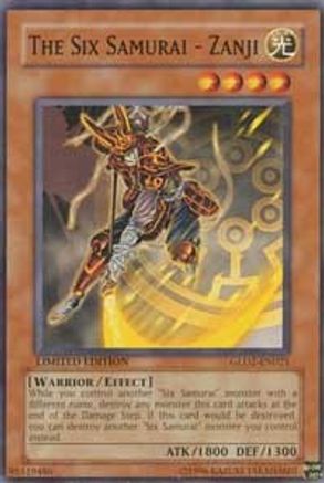 The Six Samurai - Zanji (GLD2-EN021) - Gold Series 2009 Limited Gold Series 2009 Yugioh Single  Squirtle Squad Card Shop.