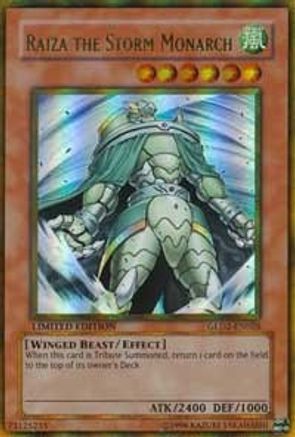 Raiza the Storm Monarch (GLD2-EN026) - Gold Series 2009 Limited Gold Series 2009 Yugioh Single  Squirtle Squad Card Shop.