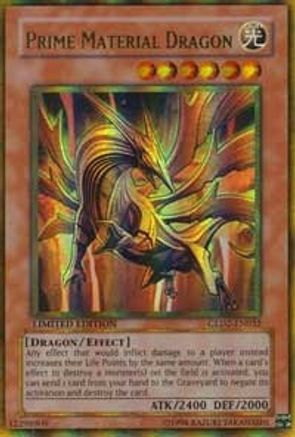 Prime Material Dragon (GLD2-EN032) - Gold Series 2009 Limited Gold Series 2009 Yugioh Single  Squirtle Squad Card Shop.