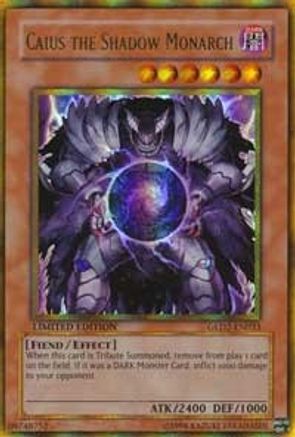 Caius the Shadow Monarch (GLD2-EN033) - Gold Series 2009 Limited Gold Series 2009 Yugioh Single  Squirtle Squad Card Shop.