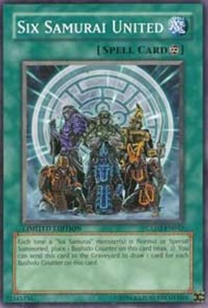 Six Samurai United (GLD2-EN042) - Gold Series 2009 Limited Gold Series 2009 Yugioh Single  Squirtle Squad Card Shop.