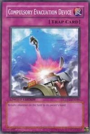 Compulsory Evacuation Device (GLD2-EN046) - Gold Series 2009 Limited Gold Series 2009 Yugioh Single  Squirtle Squad Card Shop.