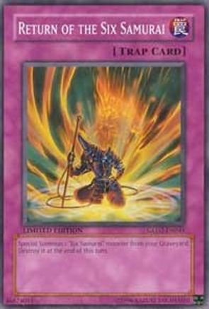 Return of the Six Samurai (GLD2-EN049) - Gold Series 2009 Limited Gold Series 2009 Yugioh Single  Squirtle Squad Card Shop.