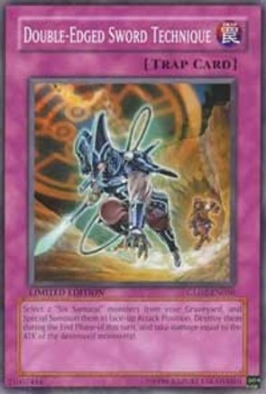 Double-Edged Sword Technique (GLD2-EN050) - Gold Series 2009 Limited Gold Series 2009 Yugioh Single  Squirtle Squad Card Shop.