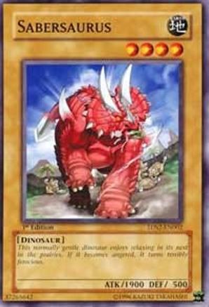 Sabersaurus (5DS2-EN002) - 5D's Starter Deck 2009 Unlimited 5D's Starter Deck 2009 Yugioh Single  Squirtle Squad Card Shop.