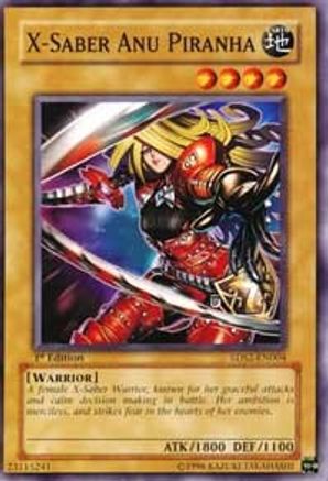 X-Saber Anu Piranha (5DS2-EN004) - 5D's Starter Deck 2009 1st Edition 5D's Starter Deck 2009 Yugioh Single  Squirtle Squad Card Shop.