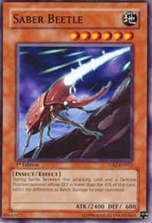 Saber Beetle (5DS2-EN012) - 5D's Starter Deck 2009 Unlimited 5D's Starter Deck 2009 Yugioh Single  Squirtle Squad Card Shop.