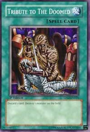 Tribute to the Doomed (5DS2-EN024) - 5D's Starter Deck 2009 Unlimited 5D's Starter Deck 2009 Yugioh Single  Squirtle Squad Card Shop.