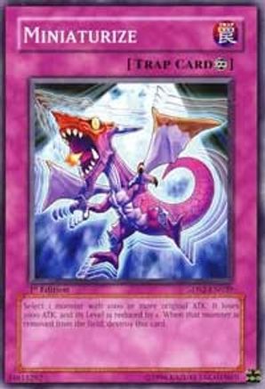 Miniaturize (5DS2-EN039) - 5D's Starter Deck 2009 1st Edition 5D's Starter Deck 2009 Yugioh Single  Squirtle Squad Card Shop.