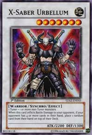 X-Saber Urbellum (5DS2-EN043) - 5D's Starter Deck 2009 1st Edition 5D's Starter Deck 2009 Yugioh Single  Squirtle Squad Card Shop.