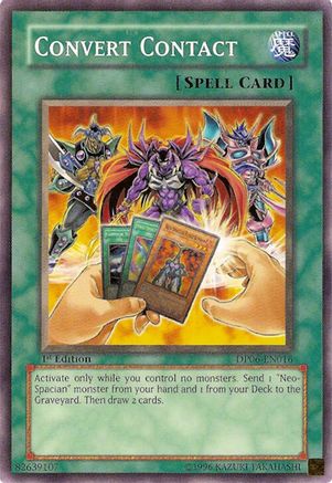 Convert Contact (DP06-EN016) - Duelist Pack 6: Jaden Yuki 3 Unlimited Duelist Pack 6: Jaden Yuki 3 Yugioh Single  Squirtle Squad Card Shop.