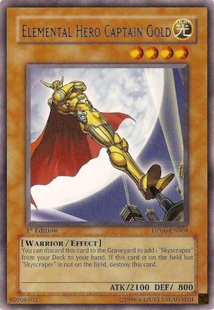 Elemental Hero Captain Gold (DP06-EN004) - Duelist Pack 6: Jaden Yuki 3 Unlimited Duelist Pack 6: Jaden Yuki 3 Yugioh Single  Squirtle Squad Card Shop.