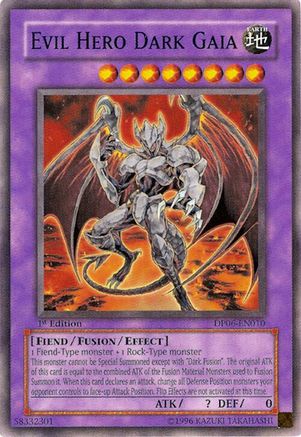 Evil Hero Dark Gaia (DP06-EN010) - Duelist Pack 6: Jaden Yuki 3 Unlimited Duelist Pack 6: Jaden Yuki 3 Yugioh Single  Squirtle Squad Card Shop.